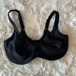 Beauty by Bali B543 Black Full Coverage Underwire Bra 36DD
